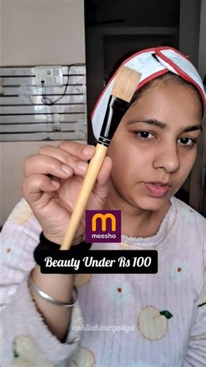 Stop Using this face mask applicator brush beauty under budget part 12 #viral #trendy