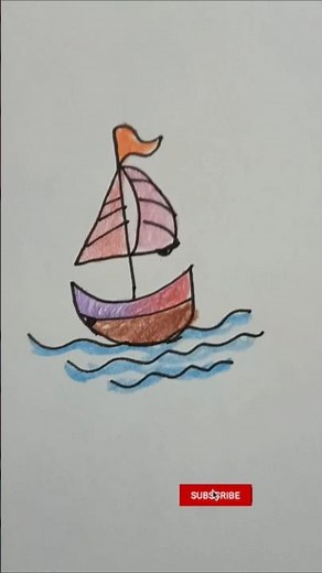 ⛵ Boat Doodle | Easy & Fun Drawing for All Age