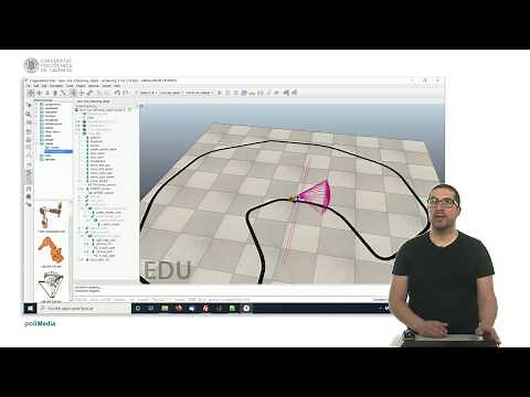 Demonstration of Line tracking with Infrared Sensor | CoppeliaSim (V-REP)