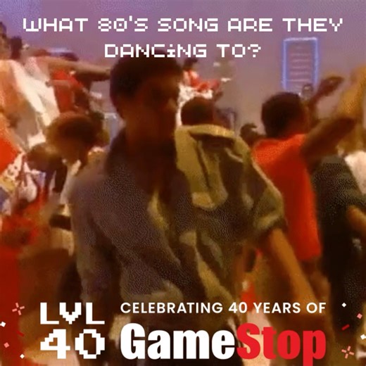 What 80's song are they dancing to? 🕺💃 #GameStop40 | GameStop