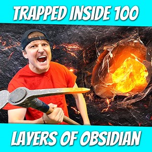 59K views · 504 reactions | Trapped Inside 100 Layers Of Obsidian | JustDustin | Facebook