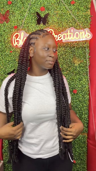 Butterfly Knotless Braids Hairstyle Tutorial