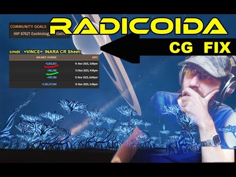 New Radicoida Unica exobiology CG Fdev silent Fix Elite Dangerous
