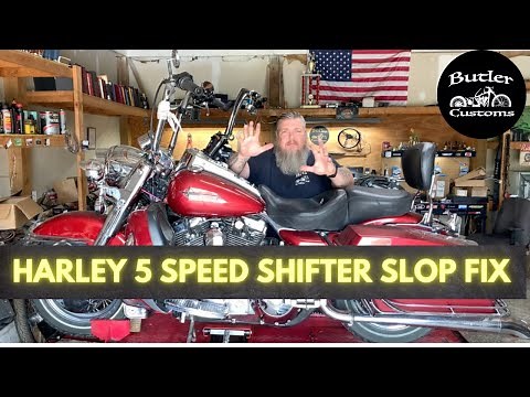 Harley 5 Speed Shifter Slop Fix. Inner and Outer Primary Removal. Shaft lever replacement.