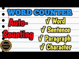 Word Counter App | Count Words | Sentences