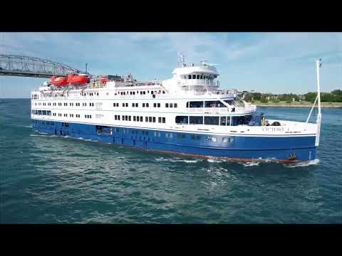 VICTORY I - CRUISE SHIP - Downbound Port Huon, Michigan 7-22-2025