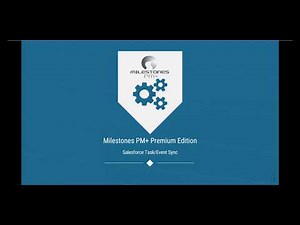 Milestones PM+ Salesforce Activity Sync