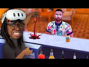 Bartending in VR... What Could Go Wrong? | The Mixologist on Meta Quest