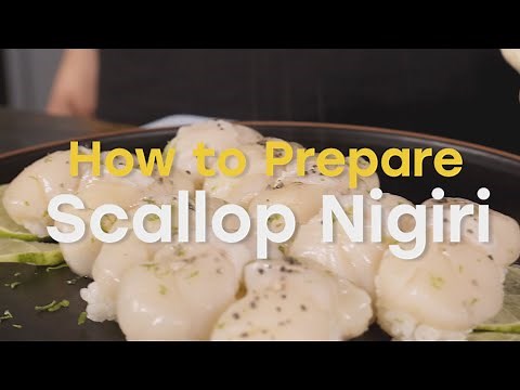 EASY SCALLOP NIGIRI SUSHI WITH CLAIRE AND BLAKE