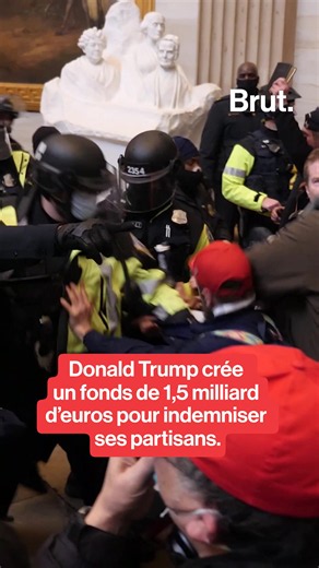 L’administration de Donald Trump crée un fonds de 1,5 milliard d’euros pour indemniser ses partisans, une annonce qui fait polémique. #Donaldtrump #capitol