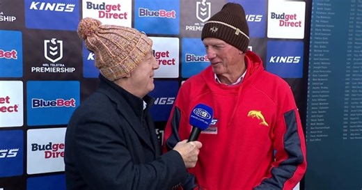 Bennett and Gould chat Origin pre-match