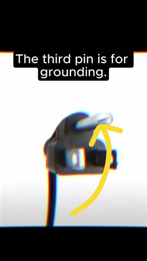 Why Plugs Have 3 Pins #electrician #energydistribution #engineering #science #shorts #electricity