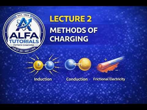 Electrostatics Lecture 2 | Charging by Friction, Conduction & Induction | 12 Physics | JEE/NEET 2027