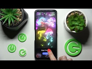 How to Download and Apply Live Wallpaper Magic Fluids Free on Asus ROG Phone 6