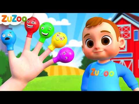 Finger Family Where Are You? - Balloon Finger Song For Kids | ZuZoo Nursery Rhymes & Kids Songs