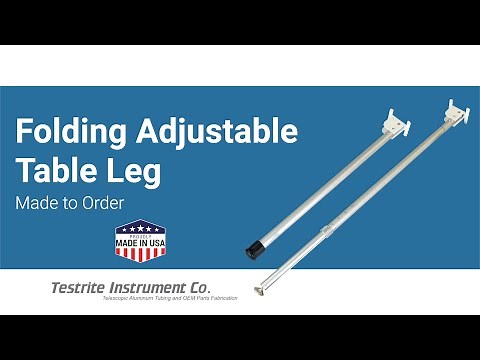 Folding Adjustable Table Leg