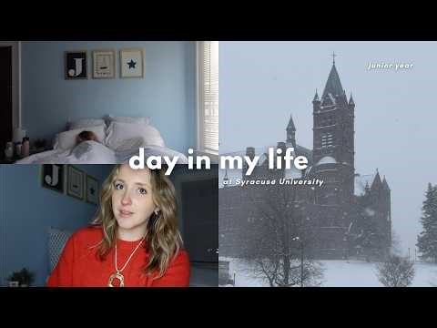 a realistic day in my life at syracuse university