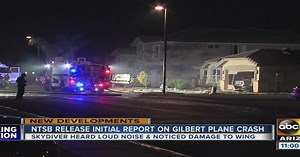 NTSB releases initial Gilbert plane crash report