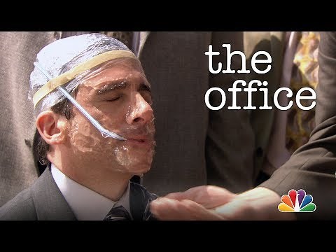 Michael Puts His Face in Cement - The Office