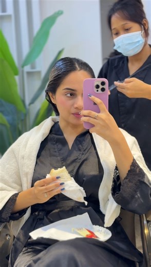 Every woman deserves a pause—pamper yourself, nurture your soul 🌸 Pampering Myself properly after so long!! 📍 Amber Studio | Faria Eva