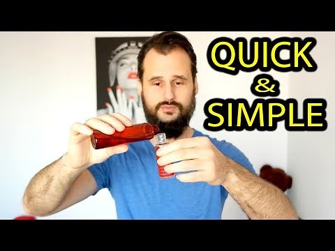 Quick Homemade Beard Oil Recipe / 2 Ingredients