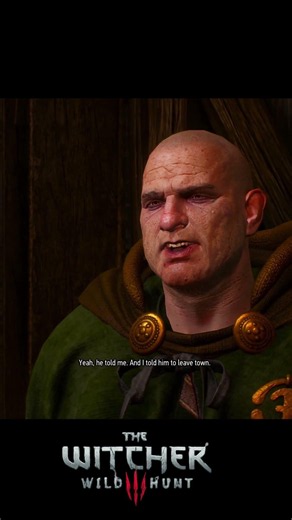 Geralt Accepted the Beggar King’s Request 👑😱 #shorts #shortsfeed #witcher3