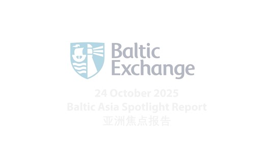 Baltic Asia Dry Freight Report Oct 25