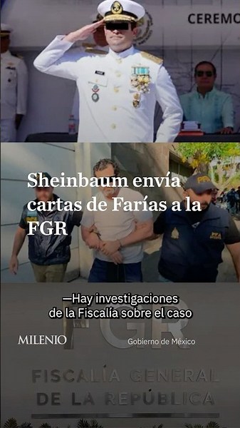 Claudia Sheinbaum responds to letters from Farías Laguna and points the finger at him in the case.