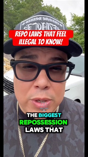 Repo Laws the Repo Man Does Not #money #shorts #credit #finance #repo #repossession #economy