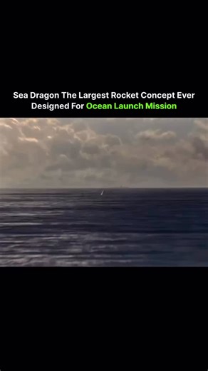 N E X O on Instagram: "The Sea Dragon was envisioned as the largest rocket concept ever designed — built to launch directly from the ocean. 🚀🌊 By using seawater as ballast and assembling massive stages at sea, engineers imagined payloads far beyond anything achievable on land. A bold idea that pushed the limits of scale, engineering, and human imagination. ⚙️✨ We do not own the rights to this video. All credits go to the original creator. This content is shared strictly for educational, inform