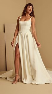 Which basque waist wedding dress would you wear on your wedding day?? 🤍💍✨🤭⬇️ | Vow'd Weddings