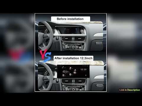 GPS Navi Android 14 Car Radio Multimedia Player for Audi A4 B8 A5 2009 2016 Wireless Carplay 4G DSP