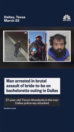 A man has been arrested in the brutal assault of a bride-to-be at a bachelorette in Dallas. | NBC News