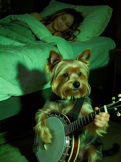 Did I adopt a skinwalker? #dog #banjo #ai #aicreation #asiangirl