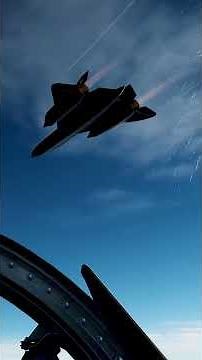 SR-71 Blackbird conducting supersonic testing. #usa