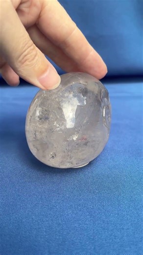 Rutilated Smoky Quartz Alien Skull – Hand‑Carved in Brazil | Crystal Skulls Brazil