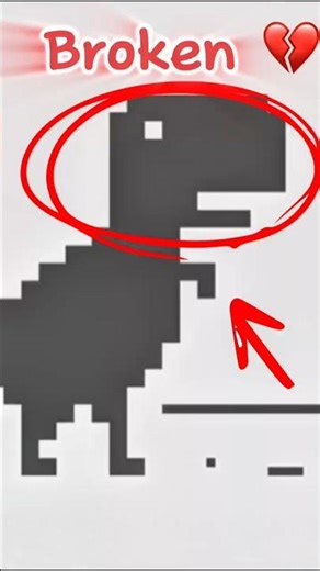 The Real Ending of the Chrome Dino Game Is Heartbreaking.. #shorts