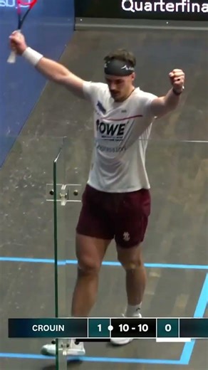 A lucky winner⁉️😅A fortunate way to win a thrilling rally for Coll 🔥