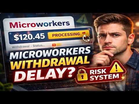 Microworkers Withdrawal Delay? Risk System Explained (Payment Review)