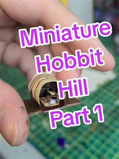 Creating a Miniature Hobbit Hill Diorama: Part 1