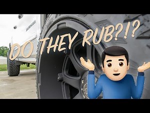 Do 33s rub on a leveled Silverado??? (20x12 wheels, 33x12.50 tires)