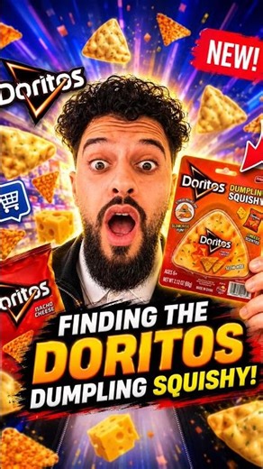 Trying to find the NEW Doritos Squishy Dumplings 🥟😳 #doritos #squishy #dumplings #satifying #shorts
