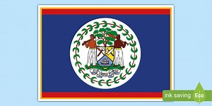Belize Flag Poster