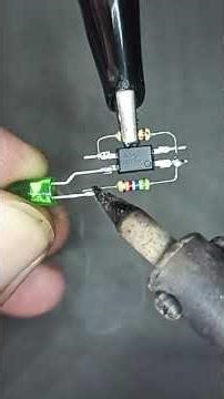 Led Flasher Using Optocoupler pc817 #pc817 #circuit #shorts