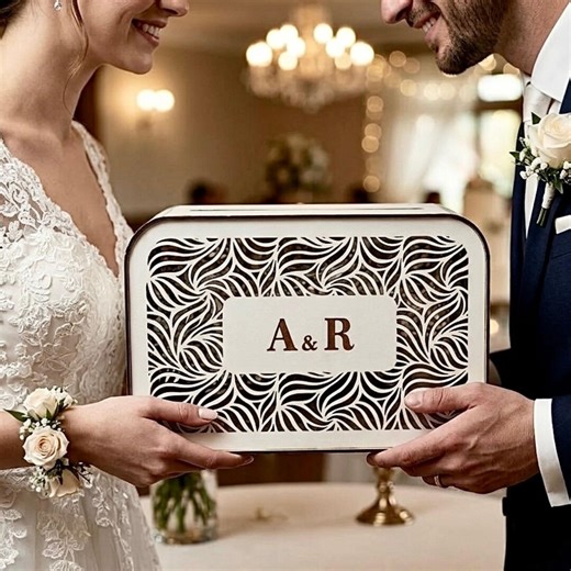 Rustic Wedding Card Box Personalized, Wooden Money Box With Name, Custom Envelope Holder, Wedding Decor Idea - Etsy