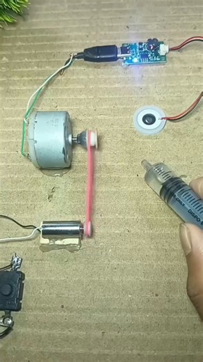 Dynamo motor and mist maker #diy #project #science #viral #shorts #motivation #experiment #motor 🚀😨🚀