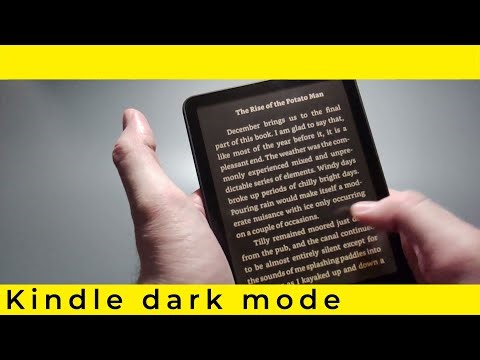 How to enable dark mode on a Kindle Paperwhite 2024