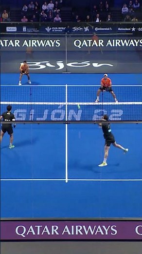 Incredible x3 by Alejandro Galan in the Gijon P2 #padel #premierpadel