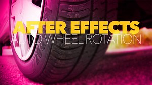 Three Methods for Automatic Wheel Rotation in After Effects