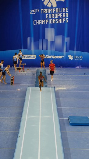 Naana Oppon is a tumbling machine 🌪️ #Tumbling | #Gymnastics | European Gymnastics